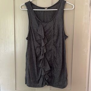 J. Crew Ruffle Ruched Tank